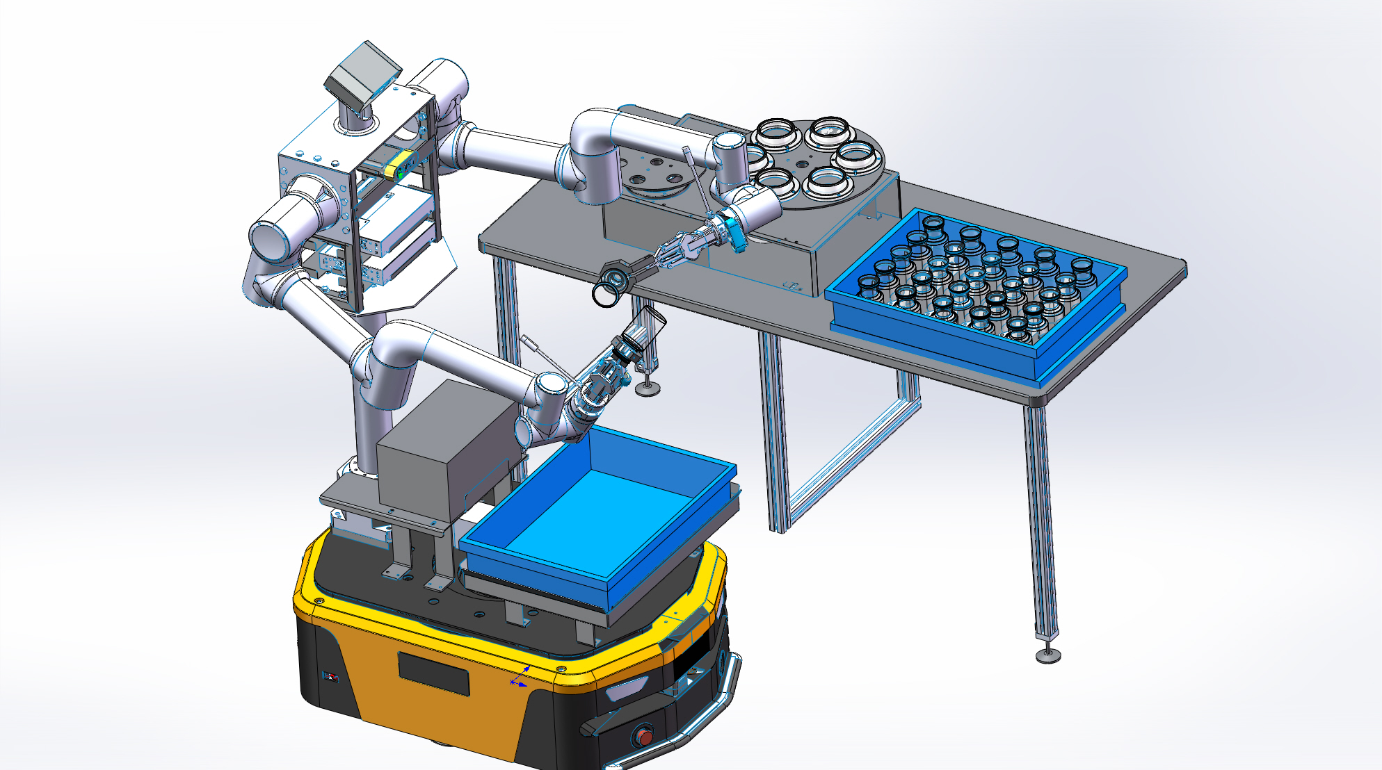 苯乙烯裝置高危取樣無人化升級：機器人 “零接觸” 安全轉運