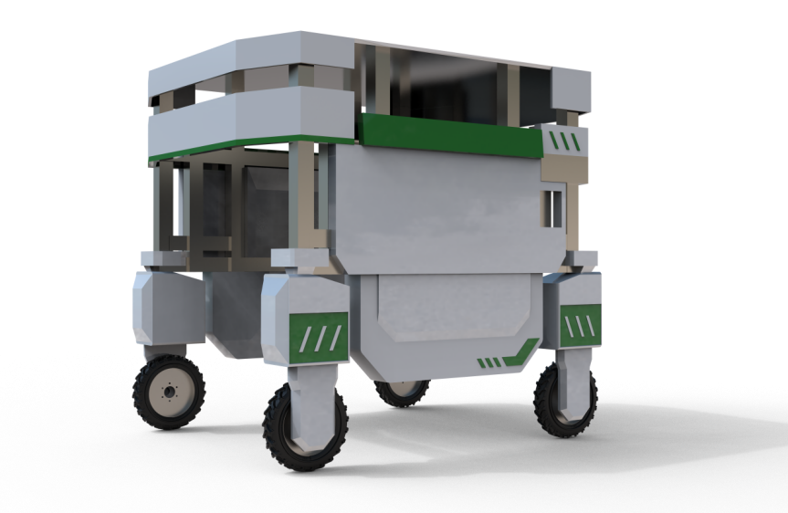 無人車作物表型高通量獲取平臺(tái)