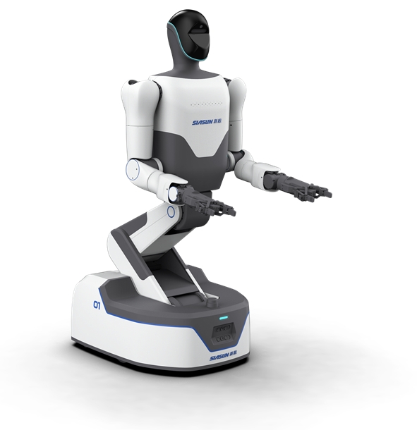 新松“松羿”輪式雙臂機器人 